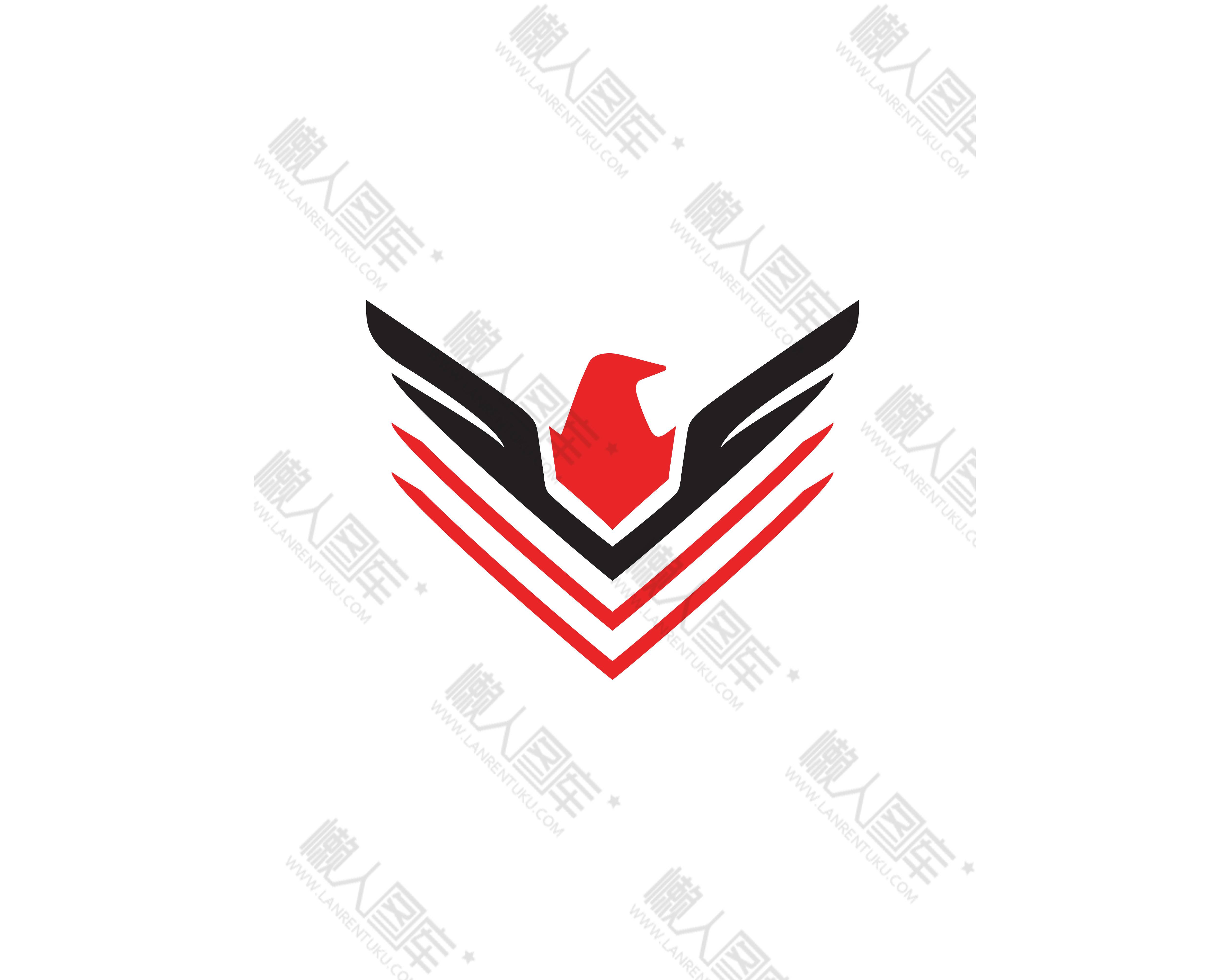 鹰logo标志设计图-鹰logo标志设计素材高清下载_懒人图库