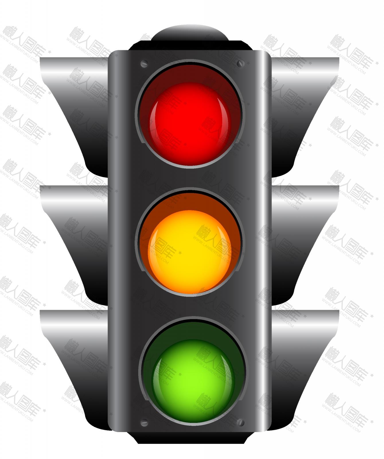 路口红绿灯信号灯图片