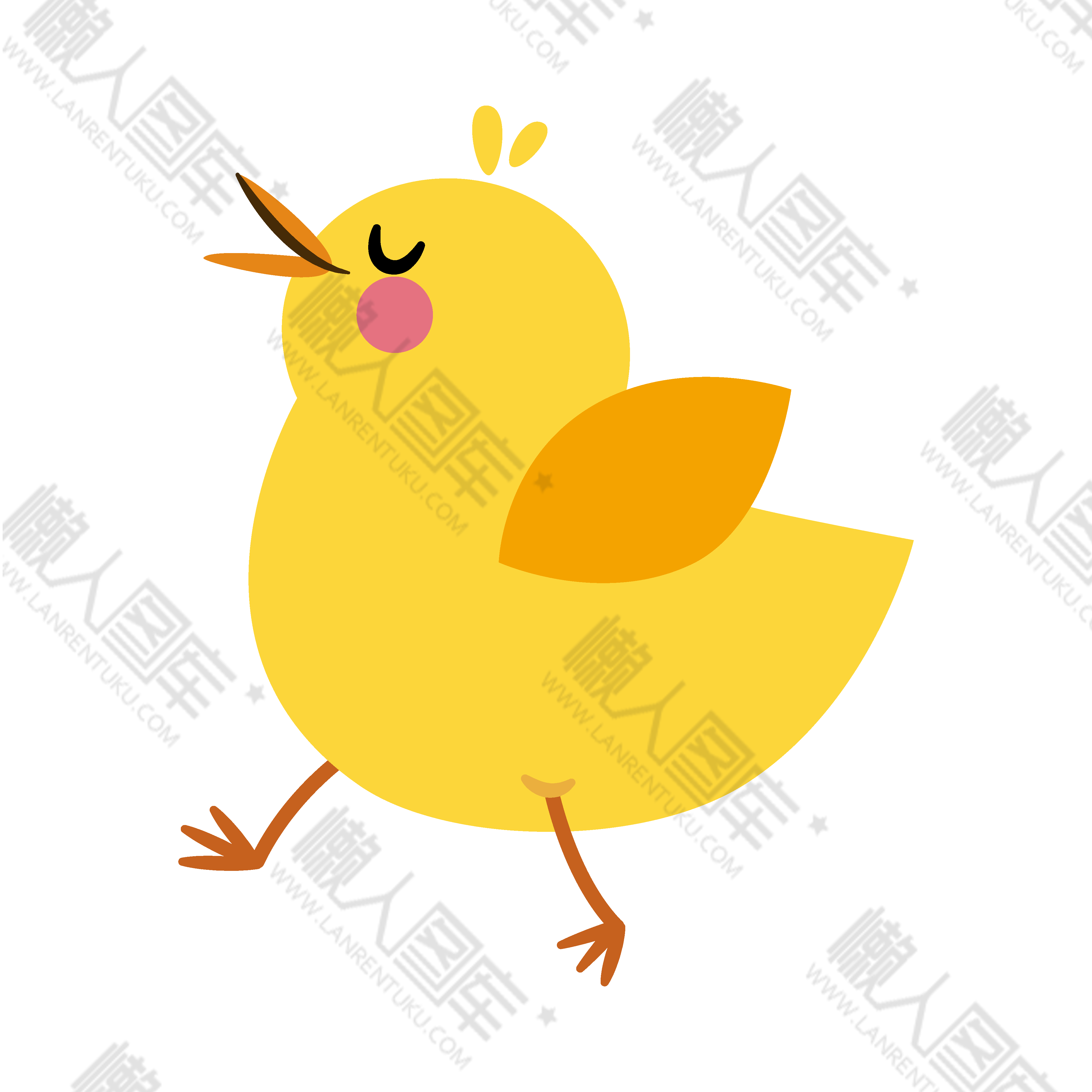 可爱卡通小鸡图片图1