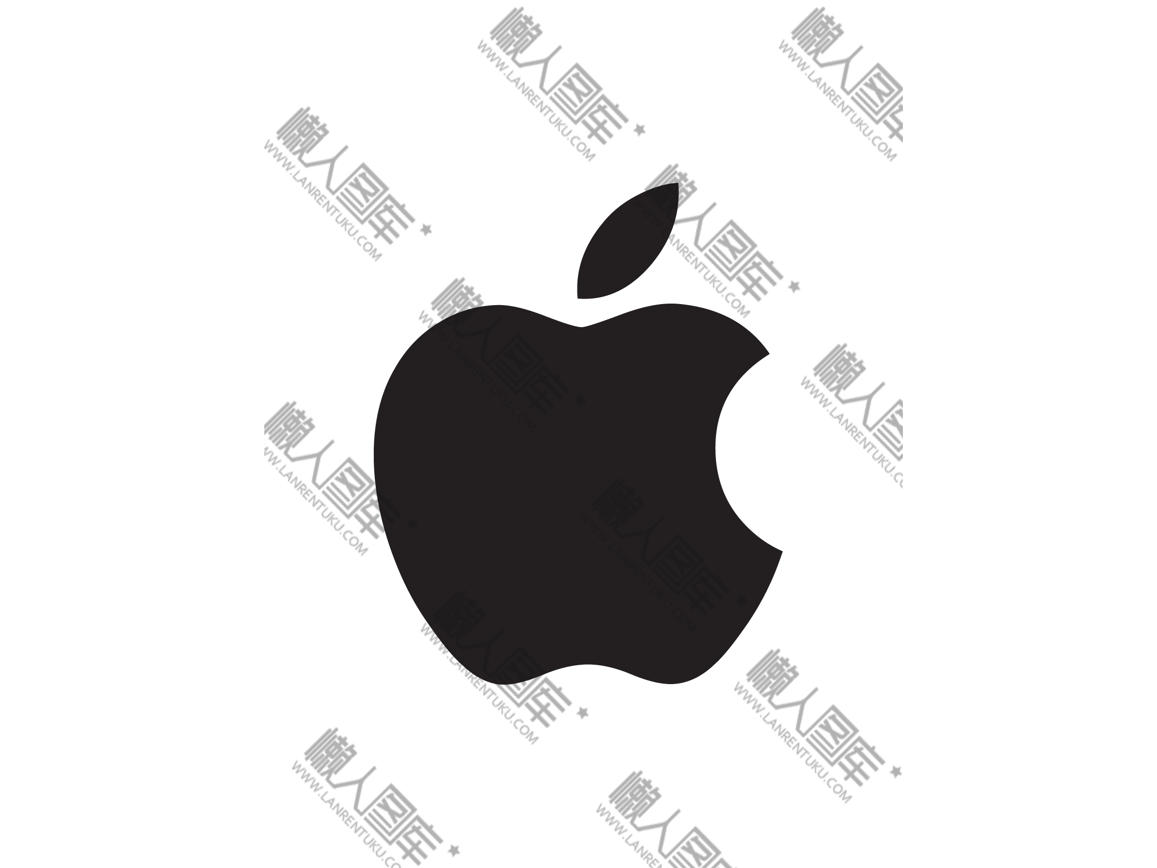 苹果黑色标志复制图片