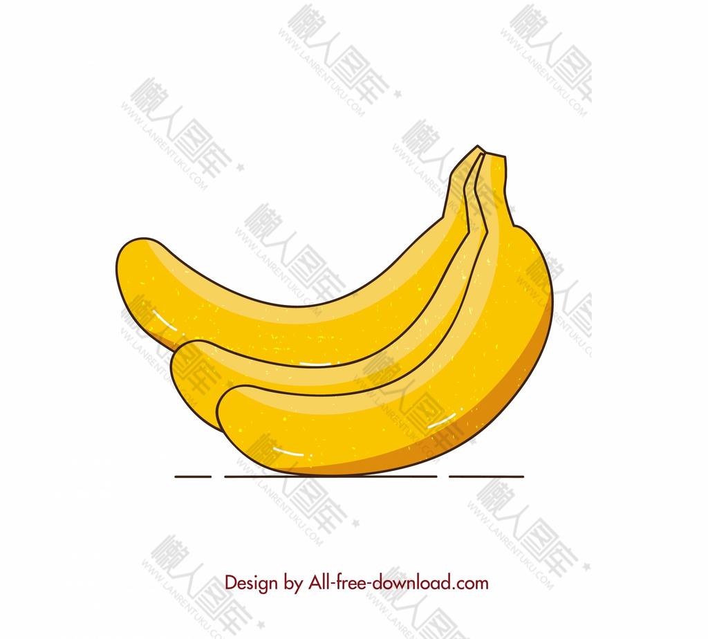创意香蕉手绘
