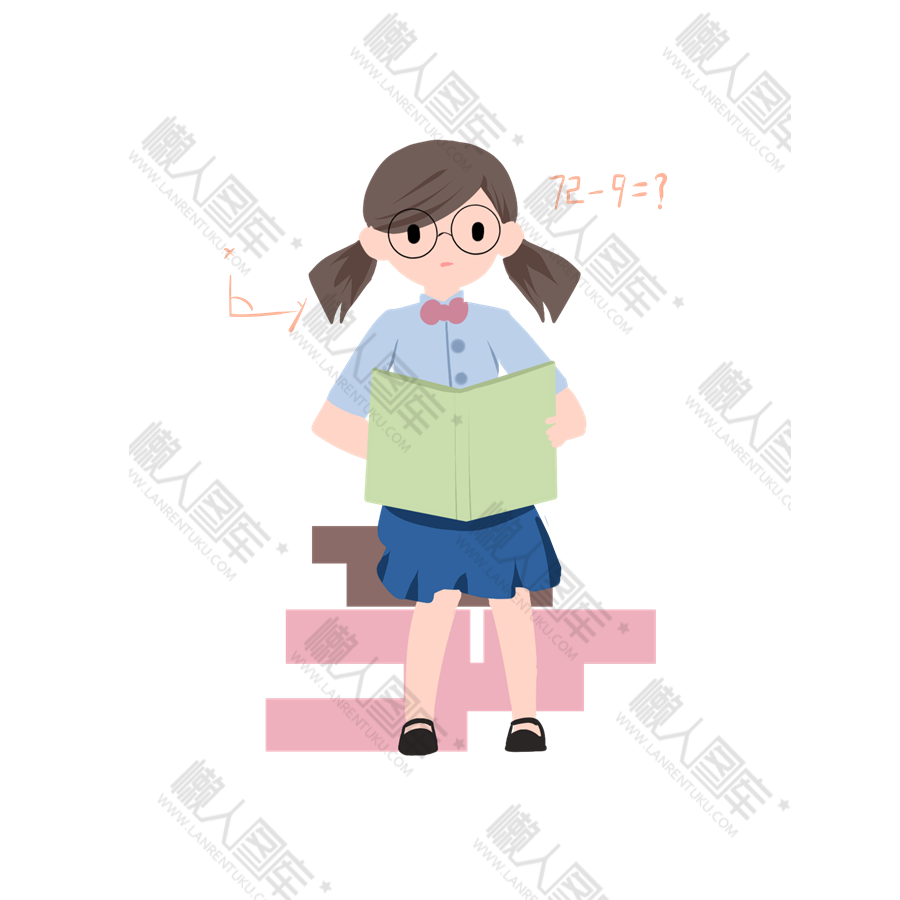 学习小女孩