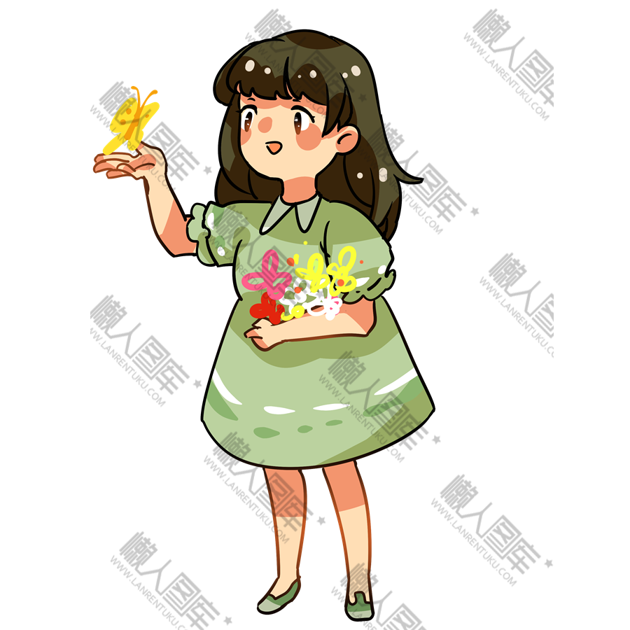 户外旅行女孩图1