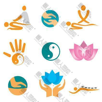 瑜伽logo标志图片