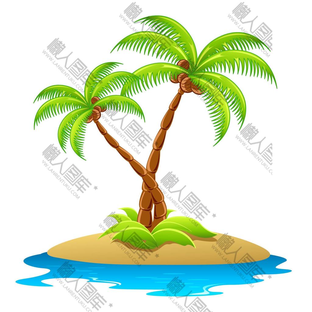 椰子树插画素材