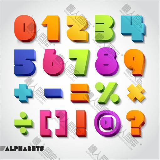 数字符号图片图1