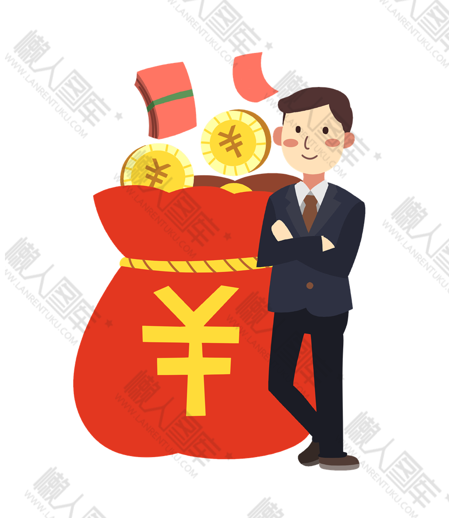 卡通投资人物图1