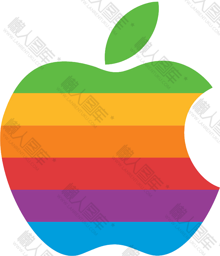 彩虹苹果logo