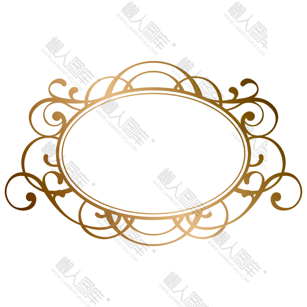 金色复古装饰边框