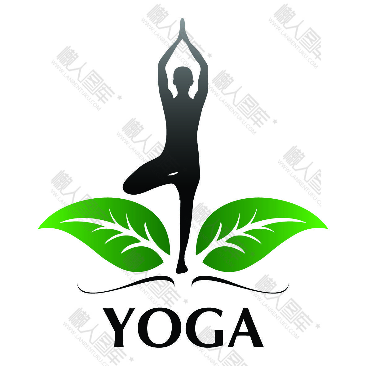 瑜伽logo标志