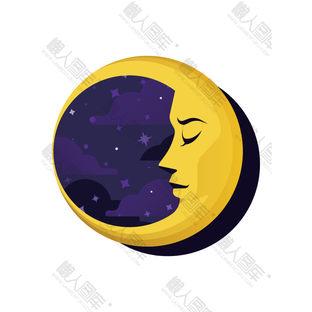 月亮logo图标