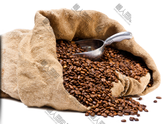 一堆咖啡豆咖啡原料