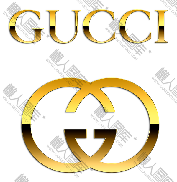 金色gucci标志