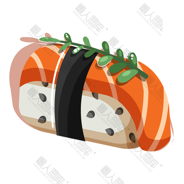 三文鱼美食logo