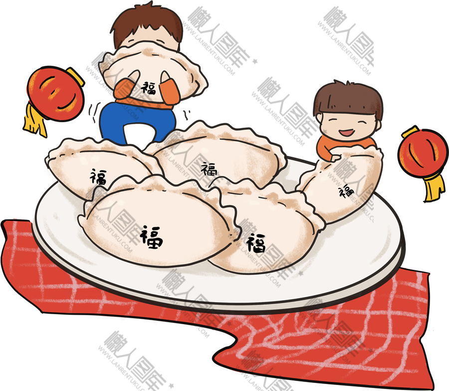 立冬吃饺子图片