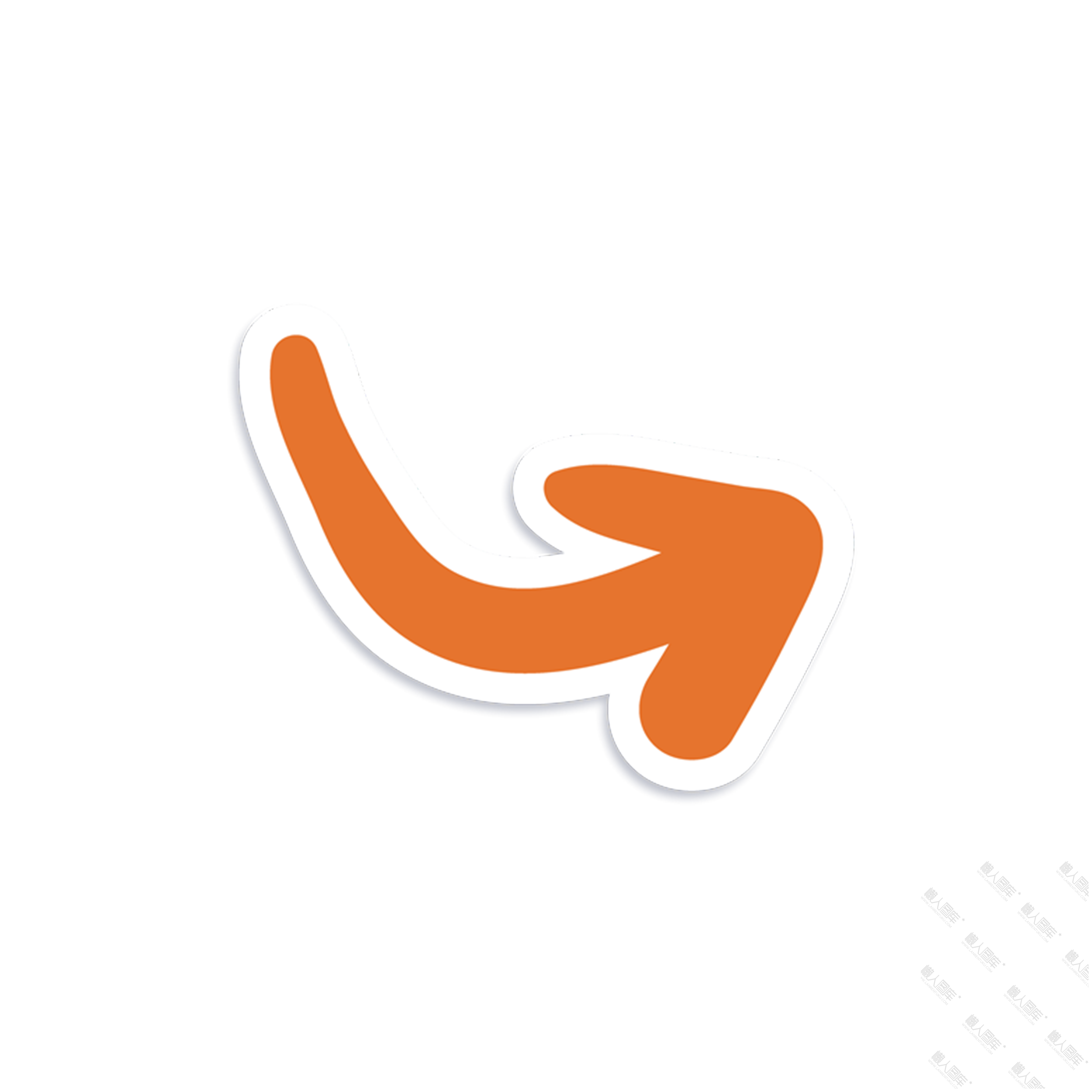 箭头贴纸素材图1