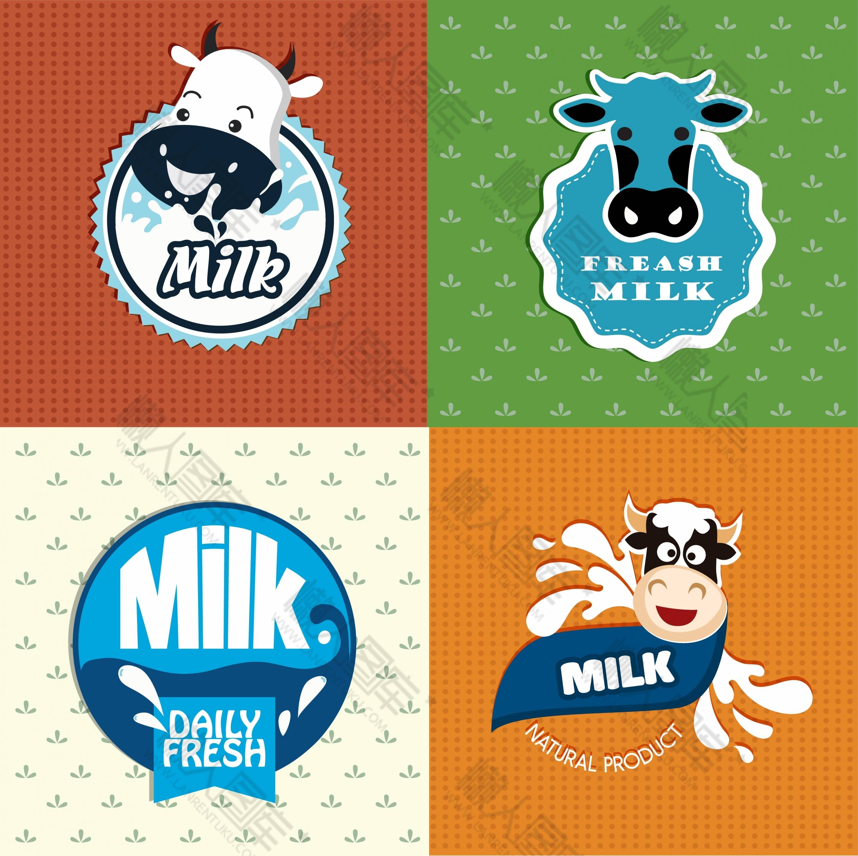 牛奶图标logo