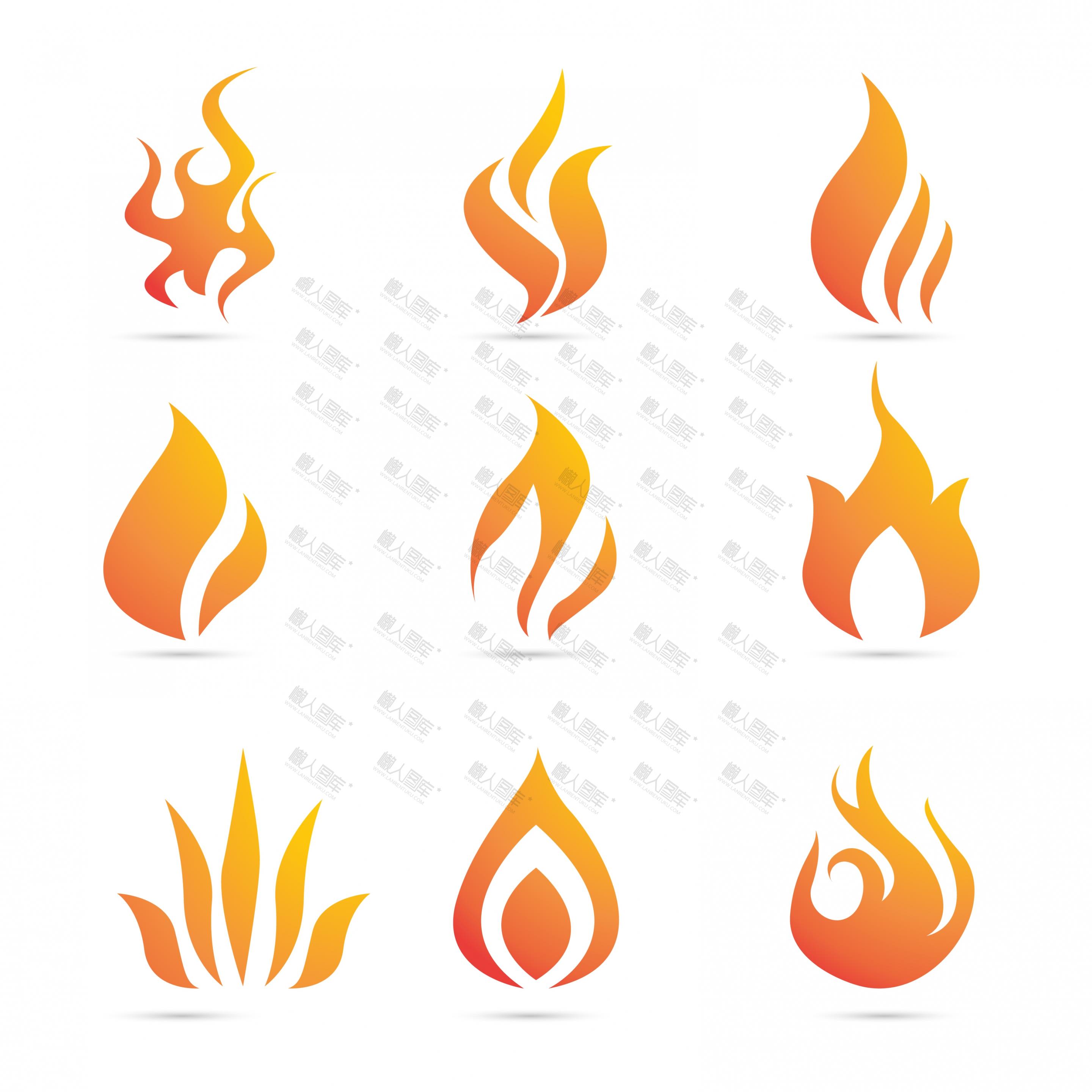 火焰logo图案