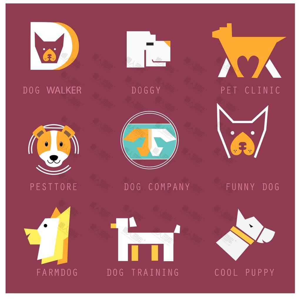 宠物店图标logo