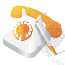 座机电话logo标志图1