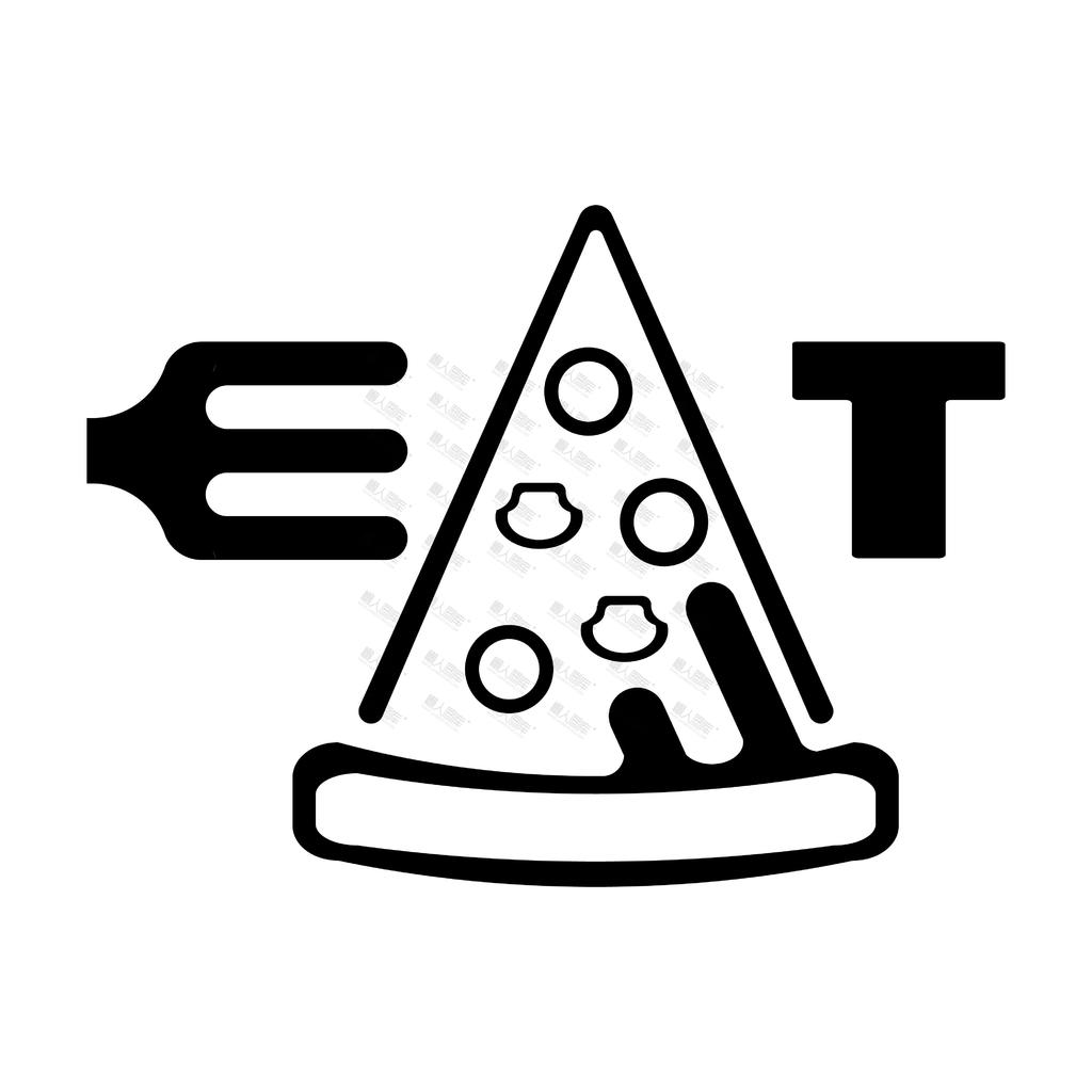 披萨店图标logo