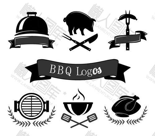 烧烤BBQ创意LOGO设计