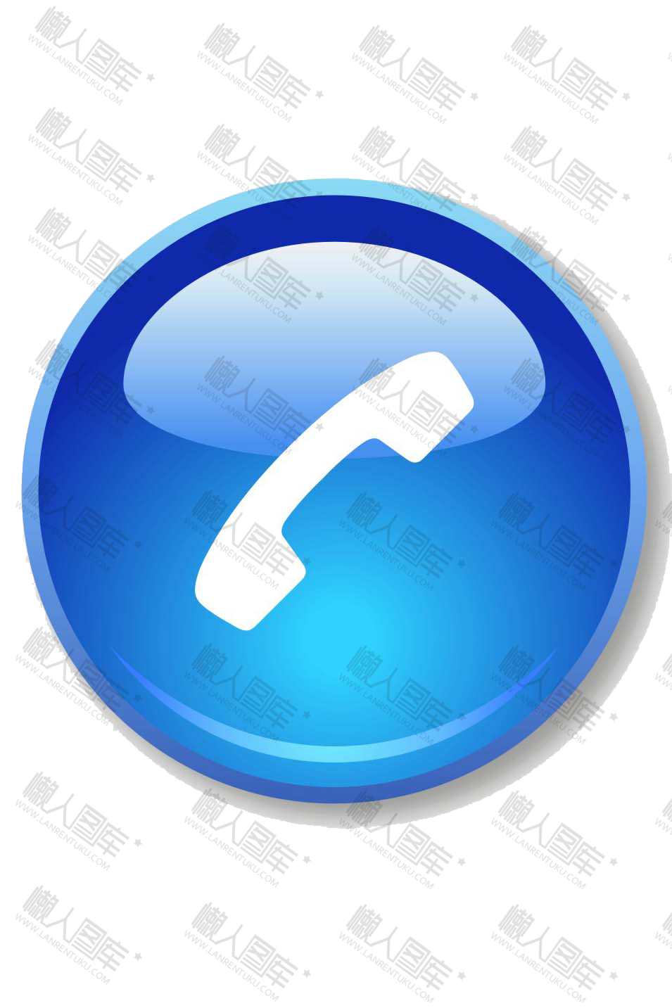 透明电话图标logo
