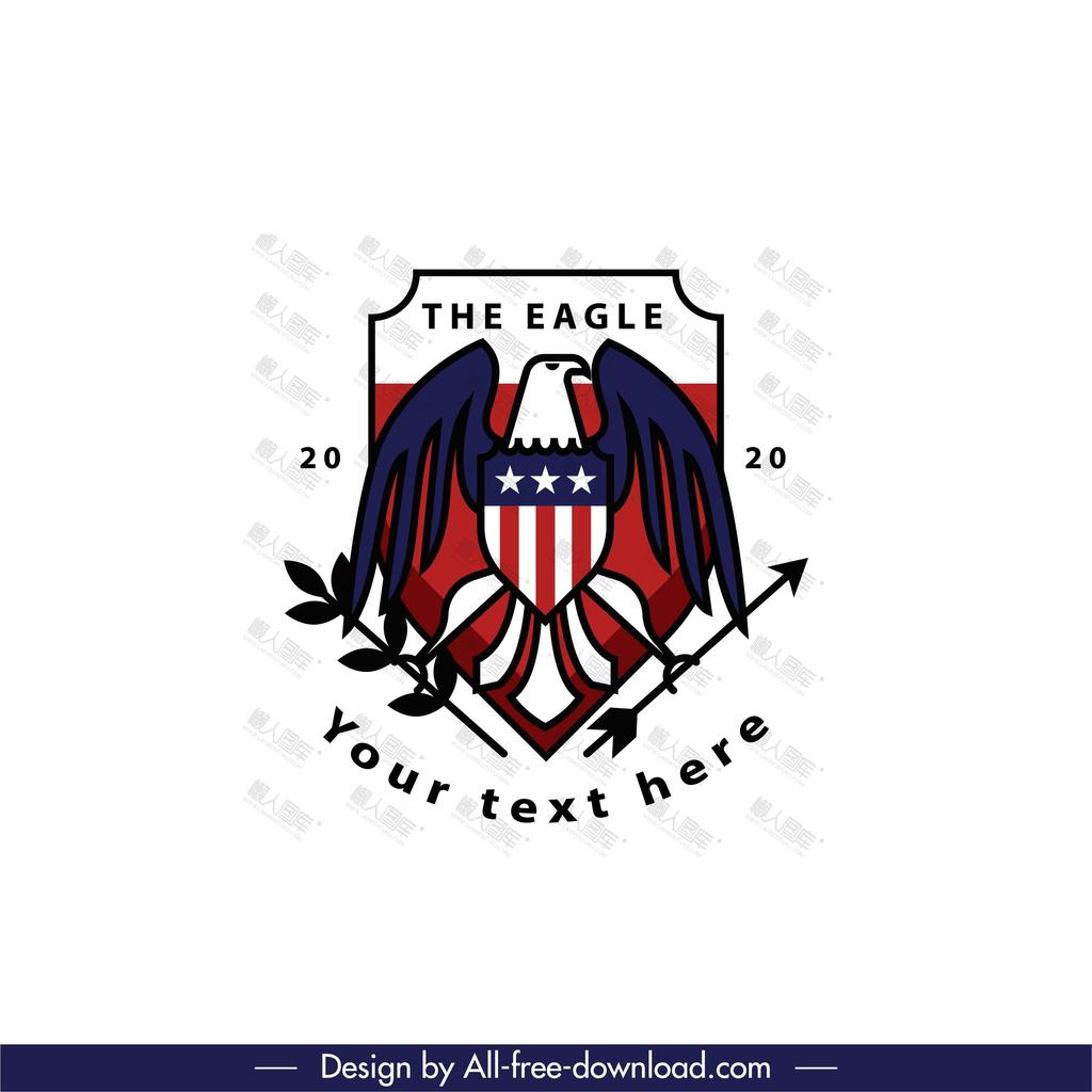 老鹰动物logo