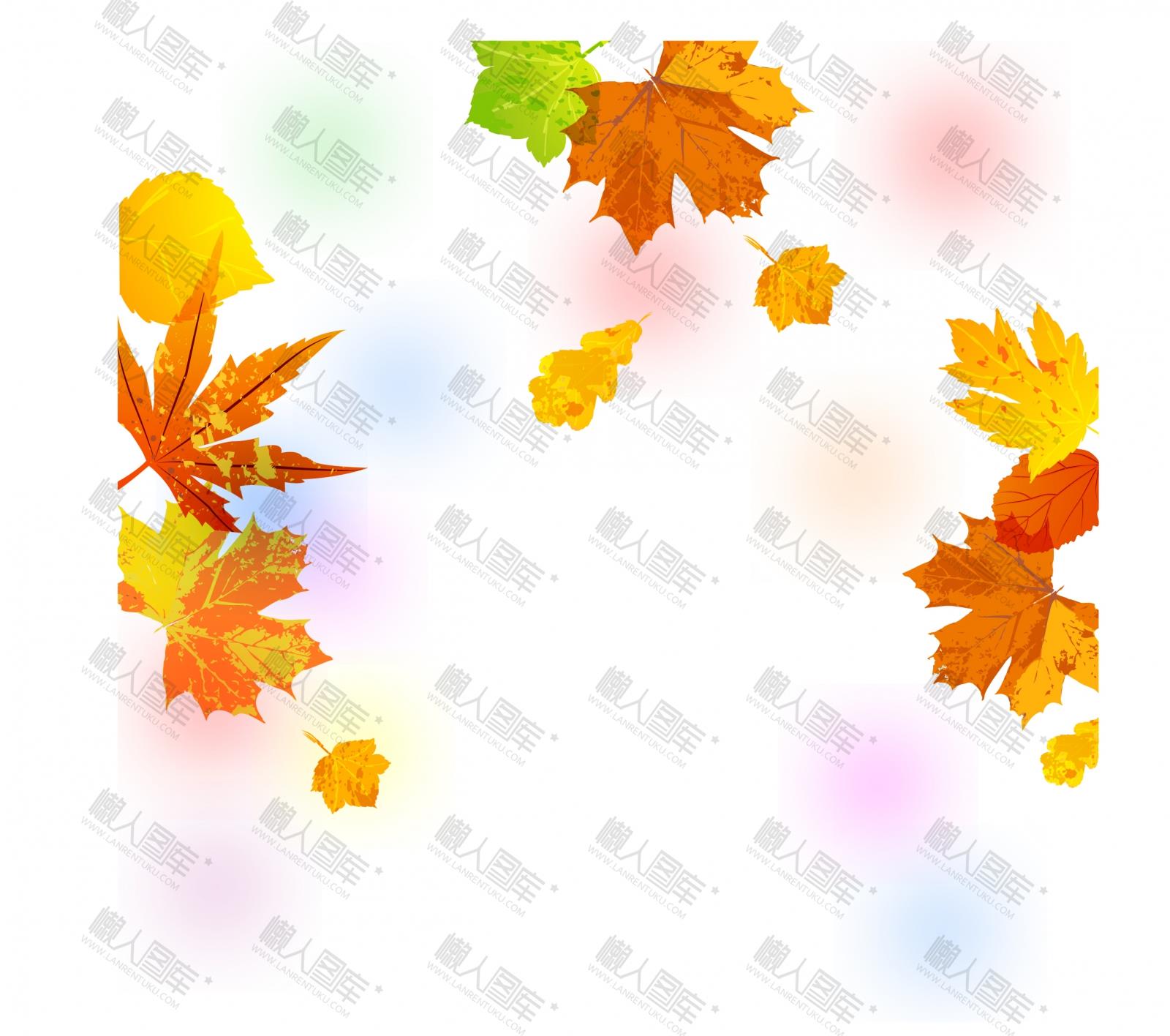 感恩节矢量背景图