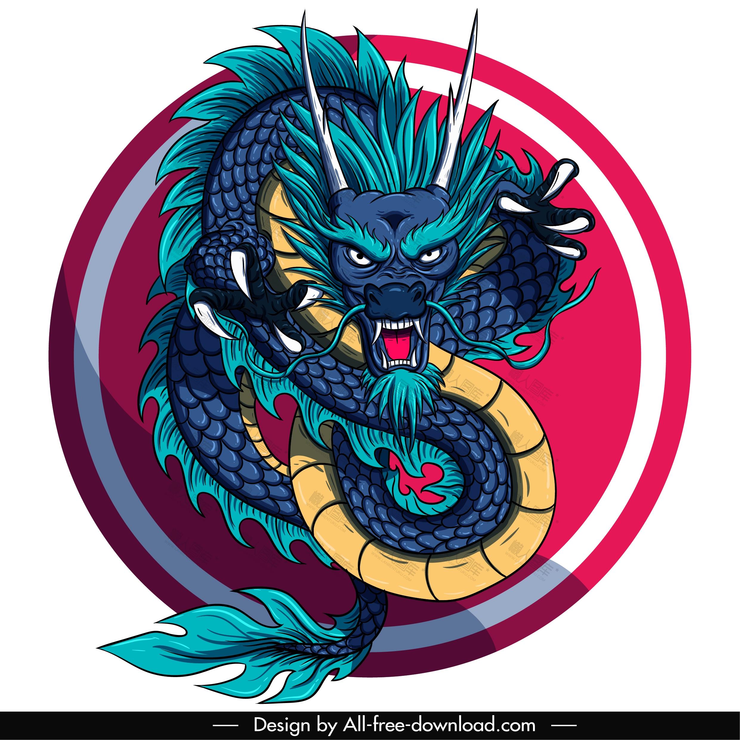 龙创意插画图片