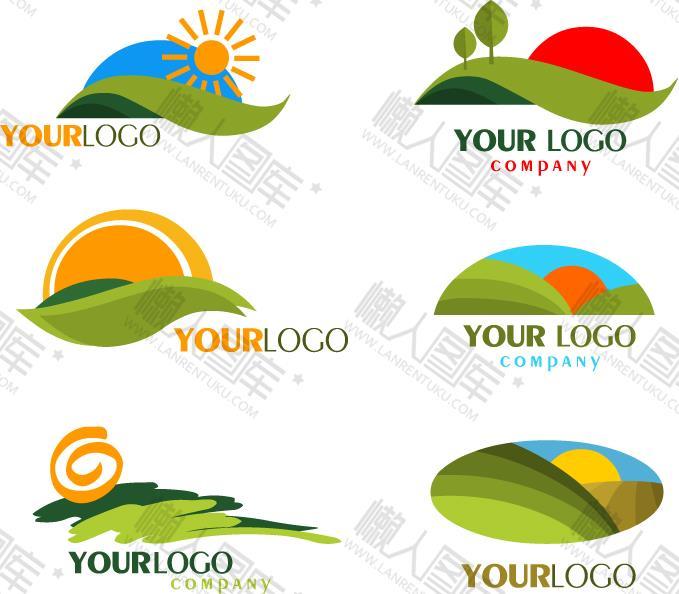 6款生态农场logo