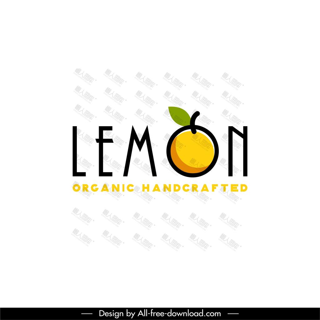 柠檬饮品logo符号