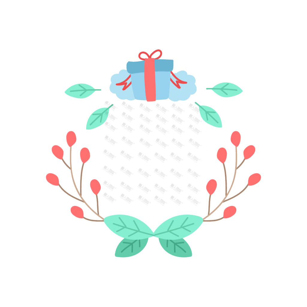 花卉边框装饰图案设计