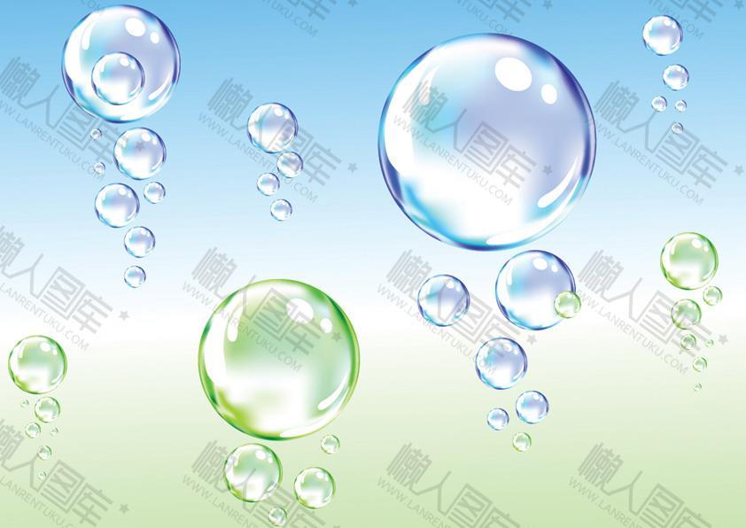七彩水泡泡沫