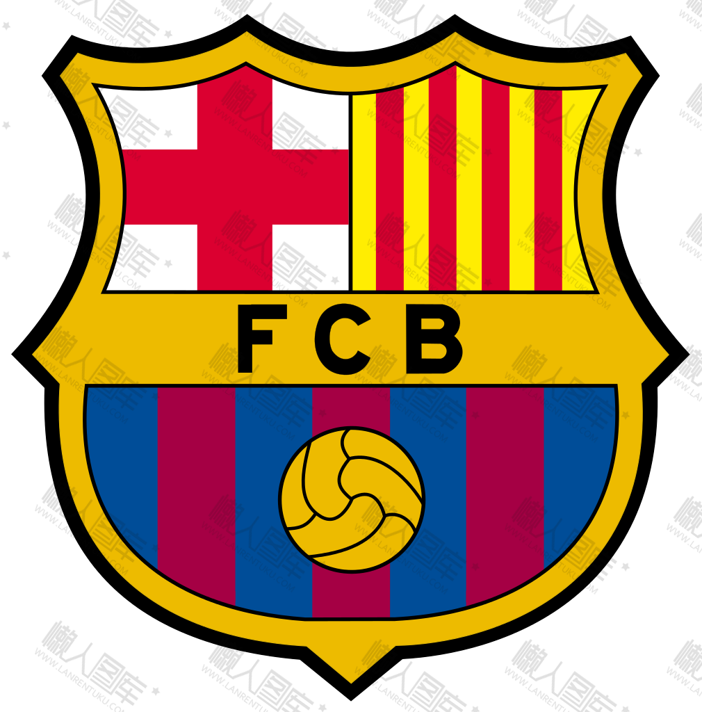 巴塞罗那足球俱乐部logo图1