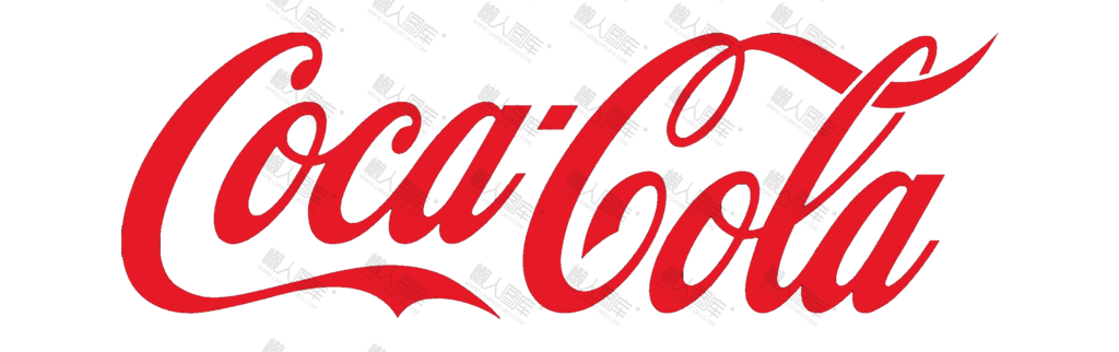 可口可乐英文logo设计图