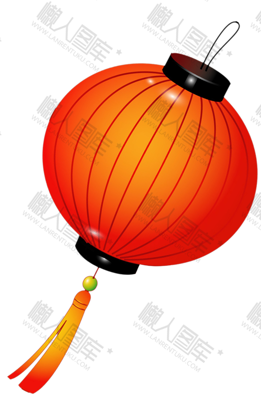 新年立体灯笼图1