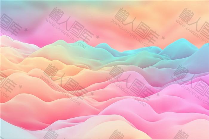 彩色云层背景图1