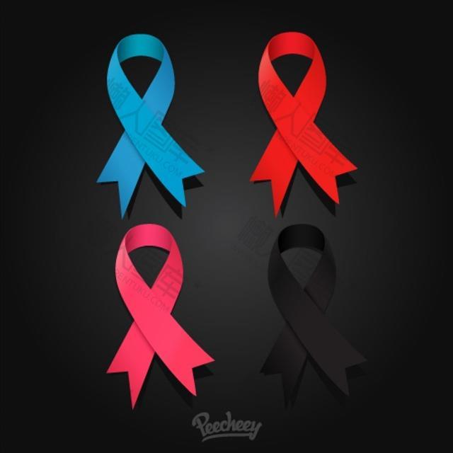 世界艾滋病日宣传蝴蝶结图片