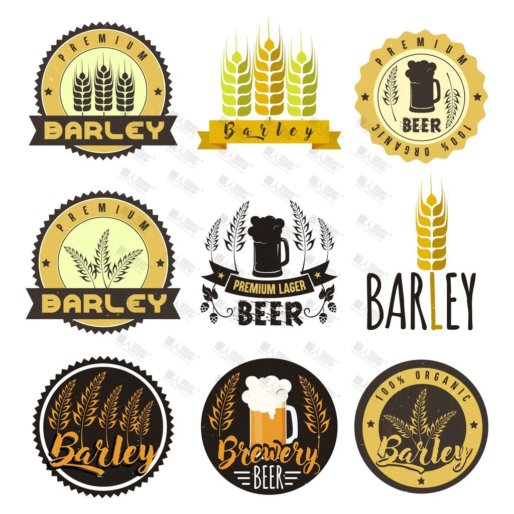 啤酒logo标志