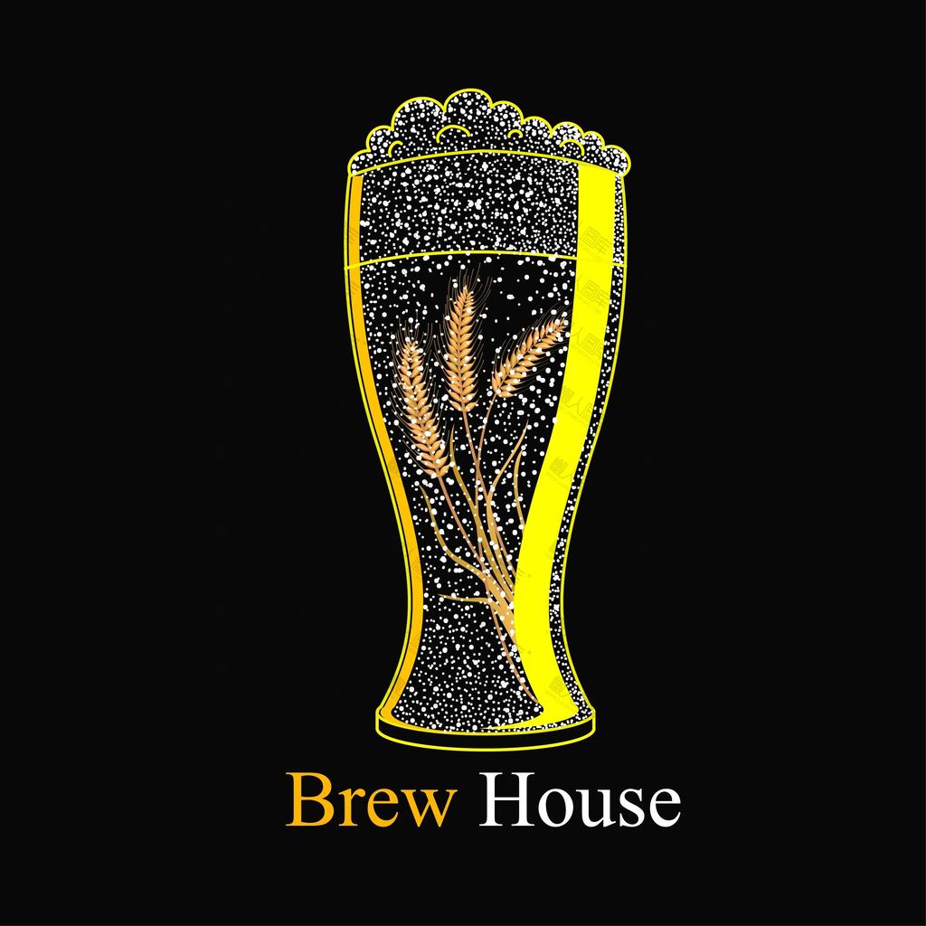 精酿啤酒logo图标
