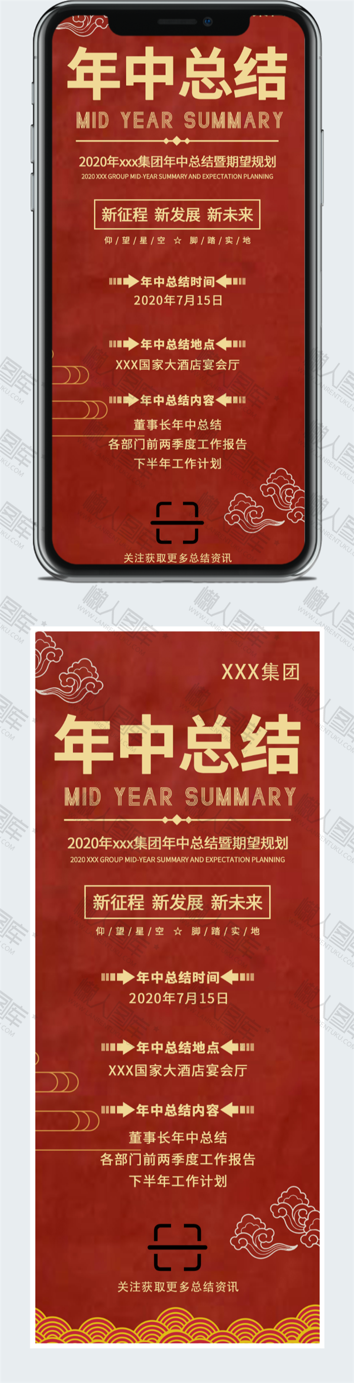 企业业绩年终总结报告信息长图图2