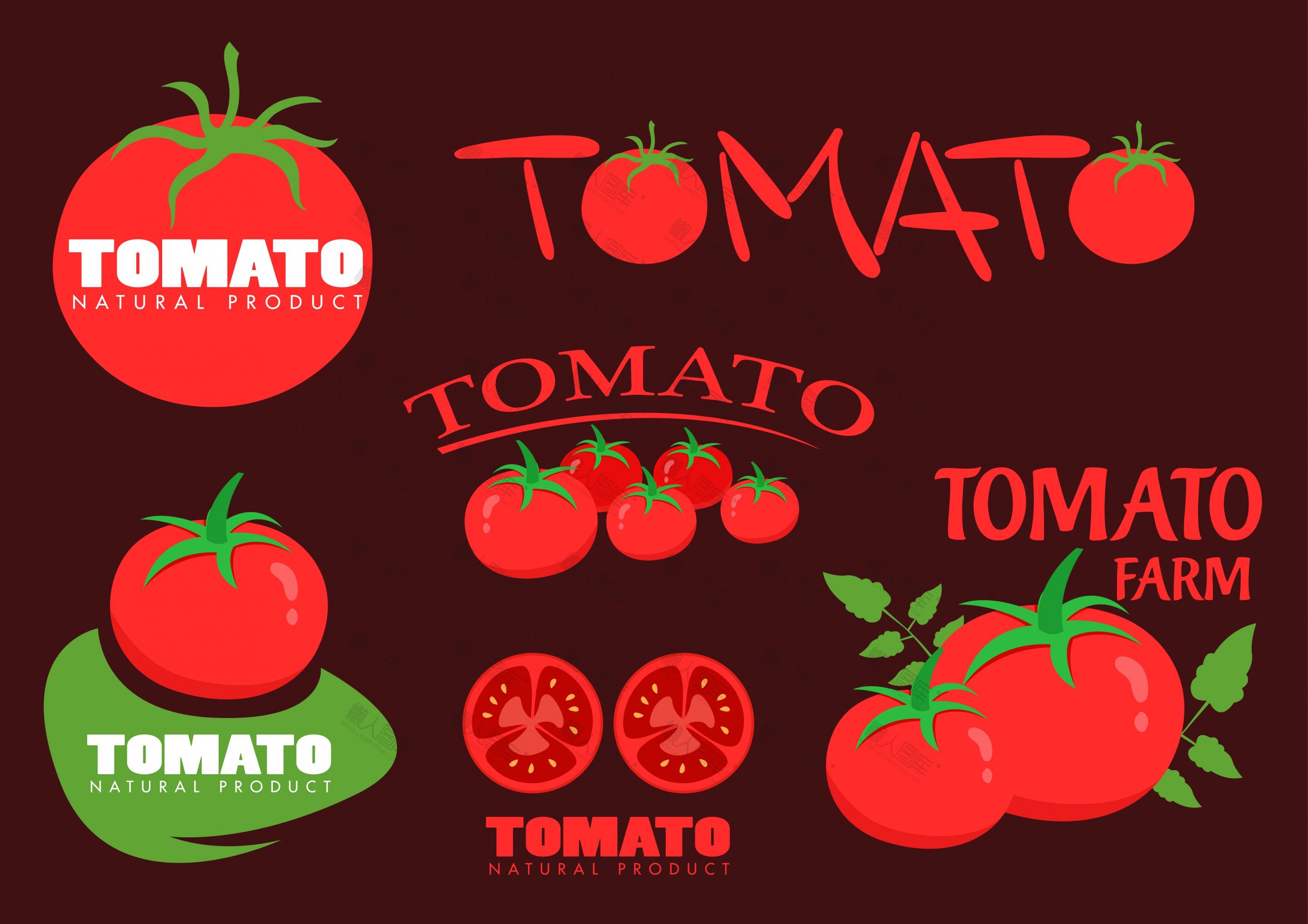 番茄logo矢量图标