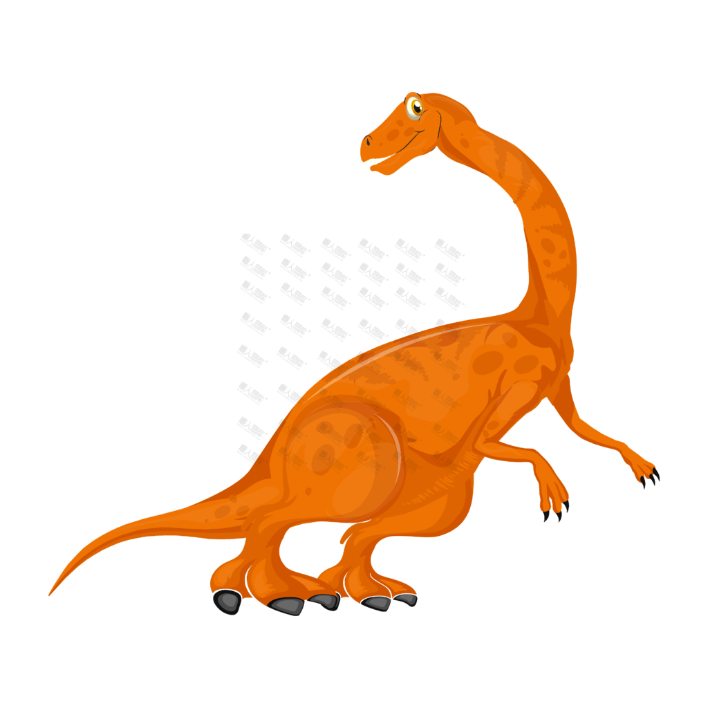 侏罗纪恐龙卡通矢量图