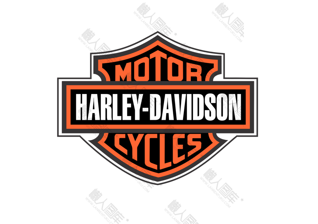 哈雷摩托车标志logo