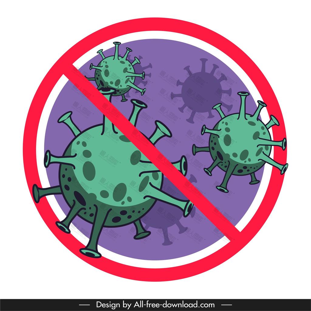 冠状病毒疫情标志