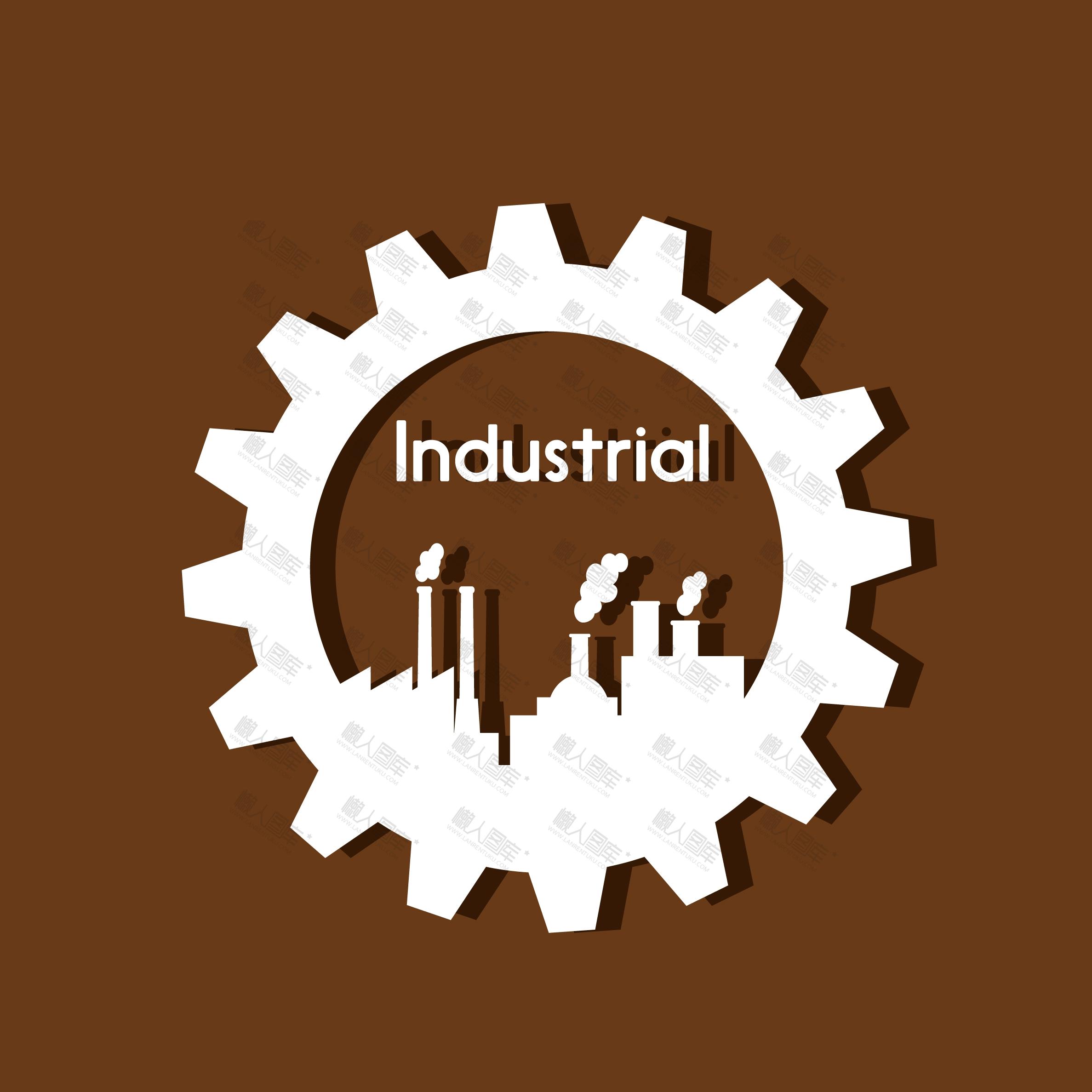 工厂logo齿轮标志
