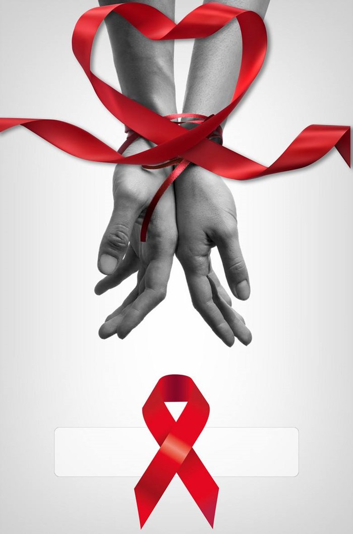 预防艾滋病手绘海报