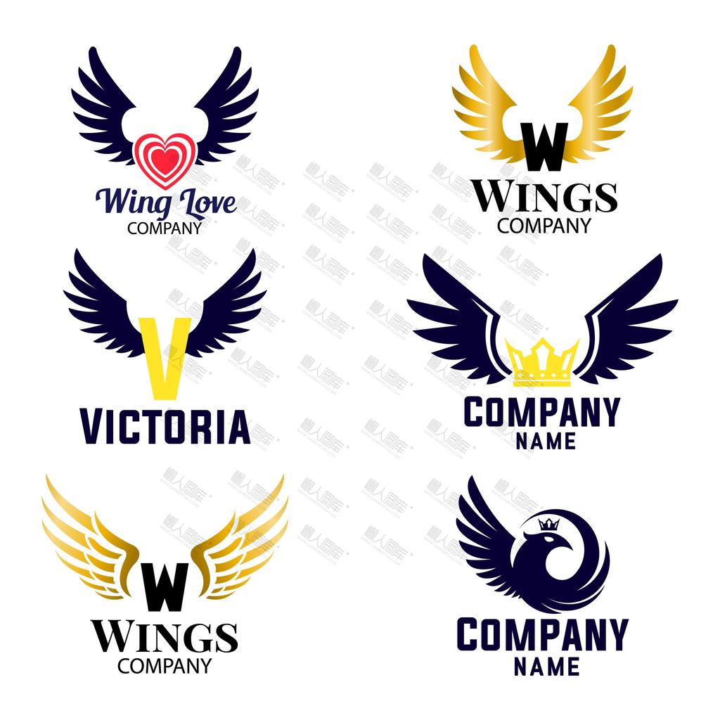 雄鹰展翅logo