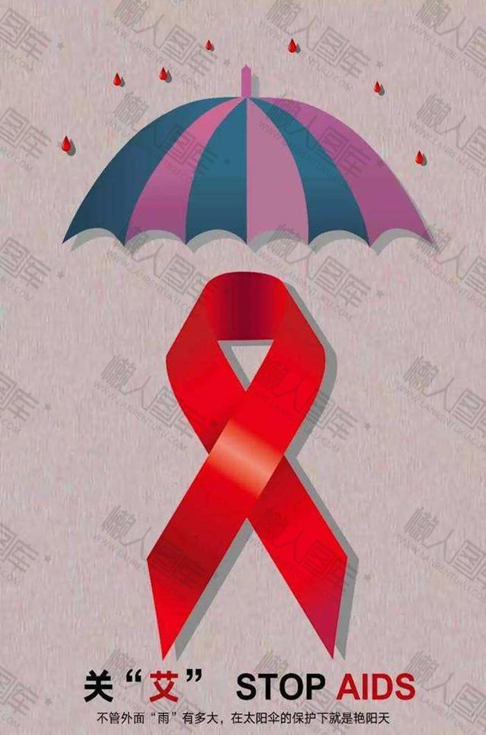 艾滋病日活动海报封面